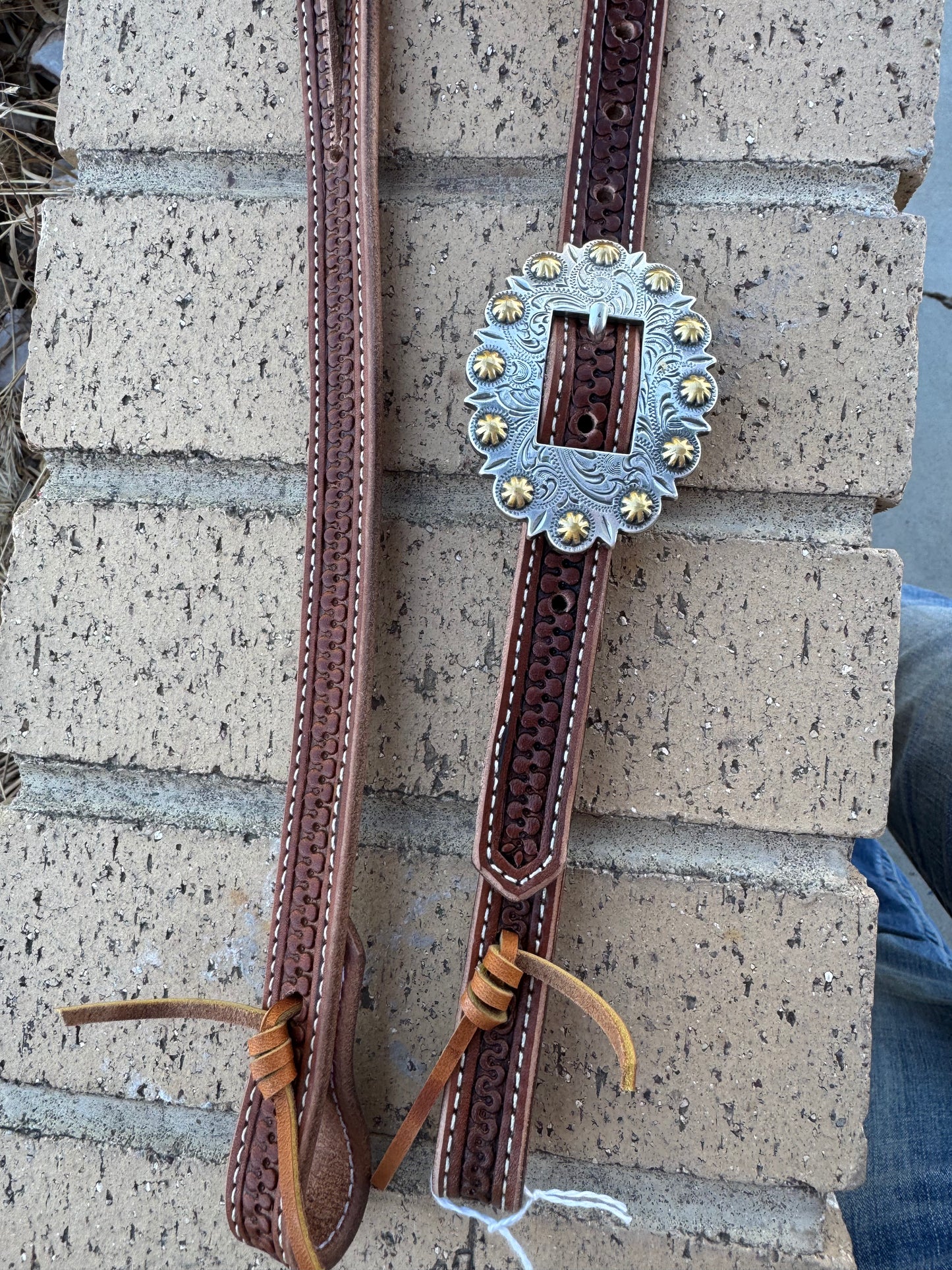 Stamped Split Ear Headstall